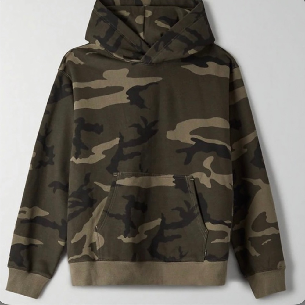 TNA Camo Perfect Hoodie Sweatshirt Aritzia
